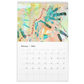 Calendrier de mur d'art Abstrait par Janz (Feb 2026)