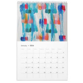 Calendrier de mur d'art Abstrait par Janz (Jan 2026)