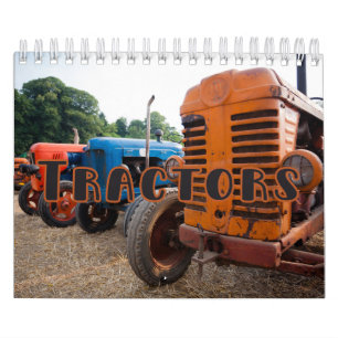 Calendrier de mur de collection de vitrine du trac