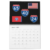 Calendrier de Nashville 2023 (Mar 2027)