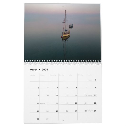 Calendrier de navigation (Mar 2026)