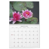 Calendrier de nénuphars (Mar 2026)