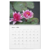 Calendrier de nénuphars (Mar 2026)