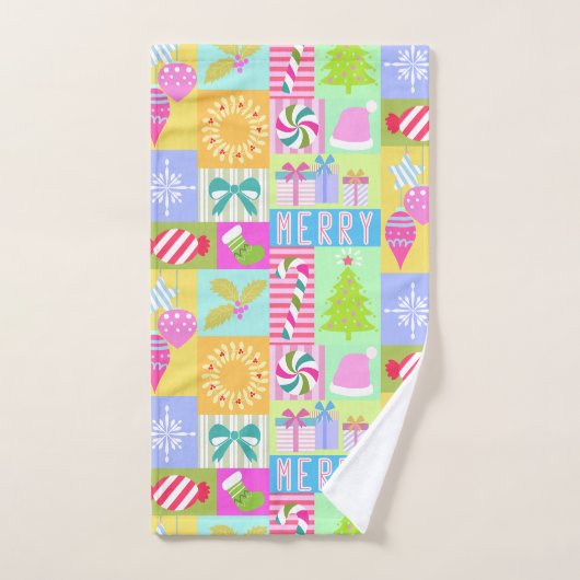 Calendrier de Noël (Serviette à main)