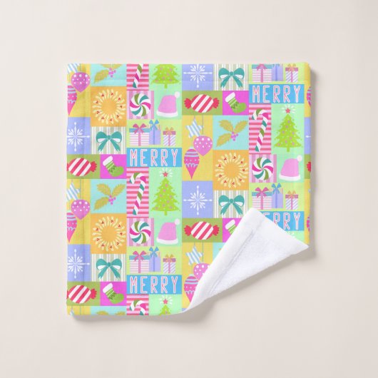 Calendrier de Noël (Gant de toilette)