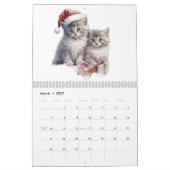 Calendrier de Noël félin parfait : 2026 (Mar 2027)