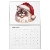Calendrier de Noël félin parfait : 2026 (Jan 2027)