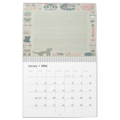 Calendrier de nom personnalisé avec des notes pour (Jan 2026)