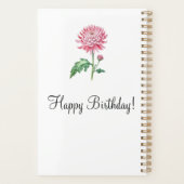 Calendrier de novembre Fleur de naissance Chrysant (Dos)