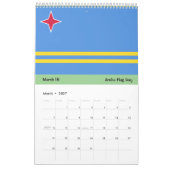 Calendrier de paix d'Aruba (Mar 2027)