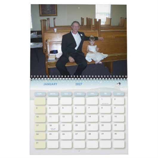 Calendrier de PaPa et MeMaw (Jan 2027)