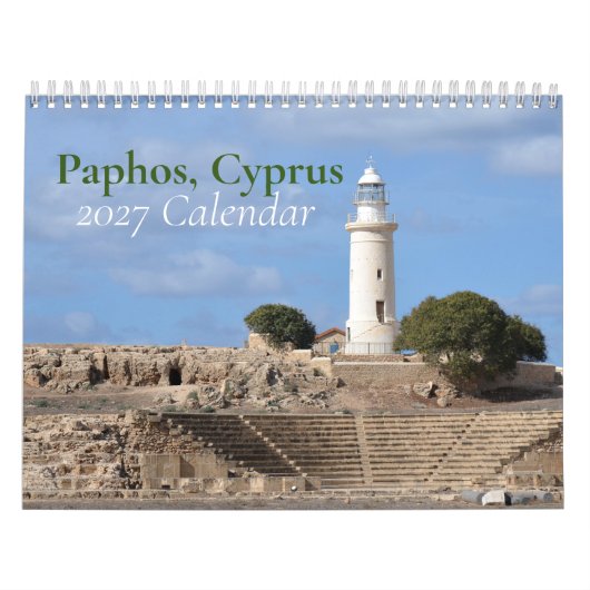 Calendrier de Paphos Chypre 2027 (Protection)