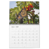 Calendrier de papillon de monarque (Mar 2027)