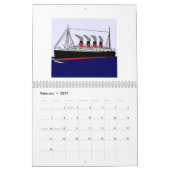 Calendrier de Paquebot France 1912 (Feb 2027)