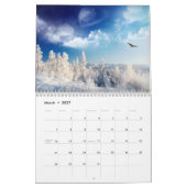 Calendrier de Paradis d'Hiver de Taille Moyenne (Mar 2027)