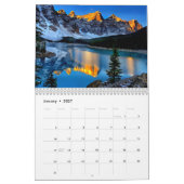 Calendrier de Paradis d'Hiver de Taille Moyenne (Jan 2027)