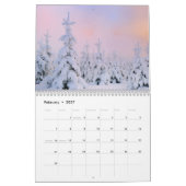 Calendrier de Paradis d'Hiver de Taille Moyenne (Feb 2027)