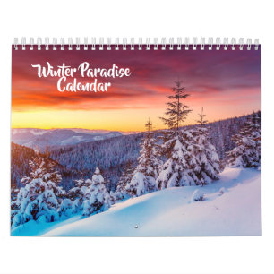 Calendrier de Paradis d'Hiver de Taille Moyenne