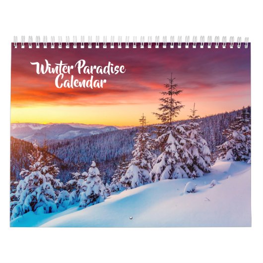 Calendrier de Paradis d'Hiver de Taille Moyenne (Protection)