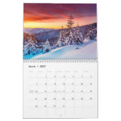 Calendrier de Paradis d'Hiver de Taille Moyenne (Mar 2027)
