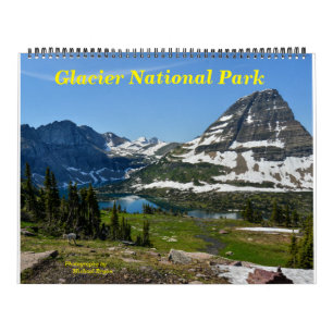 Calendrier de parc national de glacier