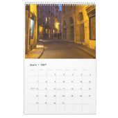Calendrier de Paris la nuit (Mar 2027)