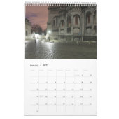 Calendrier de Paris la nuit (Jan 2027)