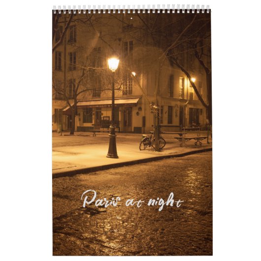 Calendrier de Paris la nuit (Protection)