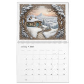 Calendrier de Paysage Fantastique 2025 (Jan 2027)