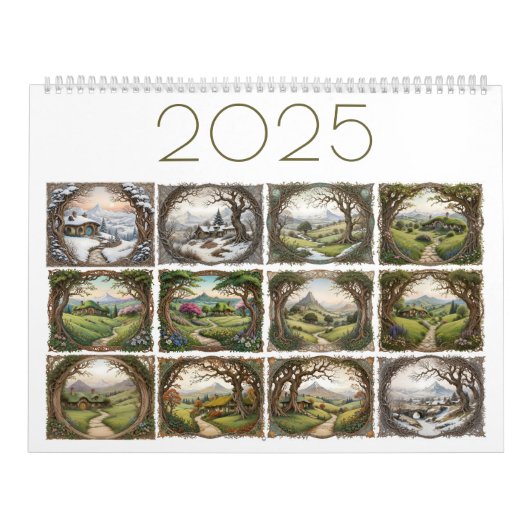 Calendrier de Paysage Fantastique 2025 (Protection)