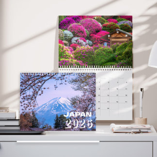 Calendrier de paysages botaniques du Japon 2026