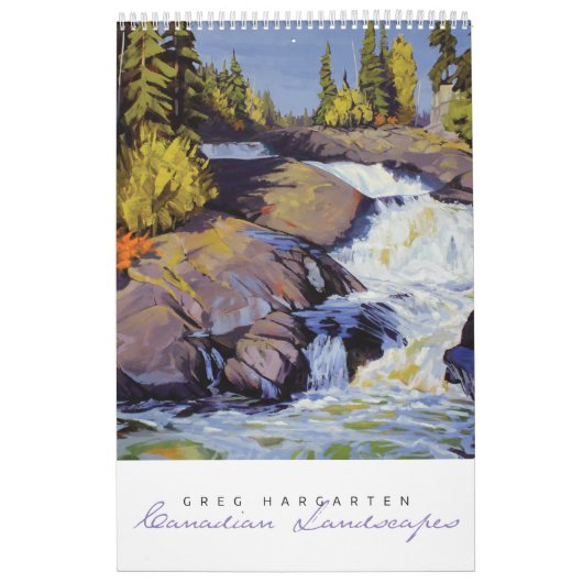 Calendrier de paysages canadiens de Greg Hargarten (Protection)