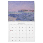 Calendrier de paysages de Claude Monet (Mar 2026)