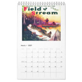 Calendrier De "pêche vintage 15 mois " (Mar 2027)