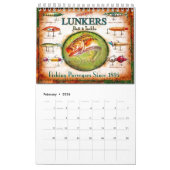 Calendrier De "pêche vintage 15 mois " (Feb 2026)