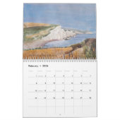 Calendrier de peinture Paysage 2024 (Feb 2026)