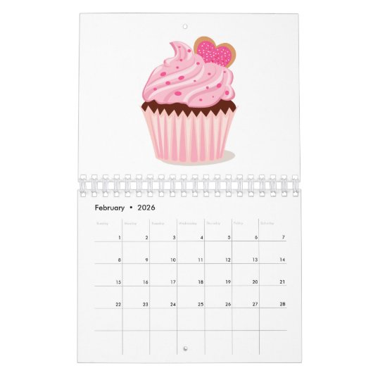Calendrier de petit gâteau (Feb 2026)