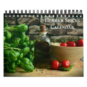 Calendrier de petite taille des herbes et épices