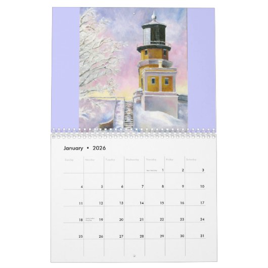 Calendrier de phare (Jan 2026)