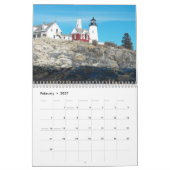 Calendrier de phare de point de Pemaquid (Feb 2027)