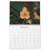 Calendrier de photo de 2008 fleurs (Feb 2027)