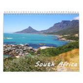 Calendrier de photo de destination de voyage de (Protection)