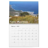 Calendrier de photo de destination de voyage de (Feb 2027)
