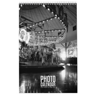 Calendrier de photographie noir et blanc éblouissa