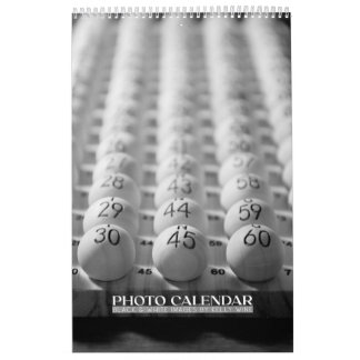 Calendrier de photographie noir et blanc génial