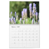 Calendrier de photos de fleurs 2026 (Feb 2027)