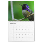 Calendrier de photos de nature et de faune d'oisea (Mar 2027)