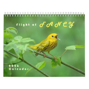 Calendrier de photos d'oiseaux originaux 2026 - Pa
