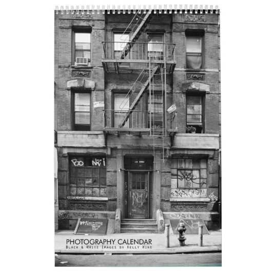 CALENDRIER DE PHOTOS NOIRES ET BLANCS - Kelly Wine (Protection)