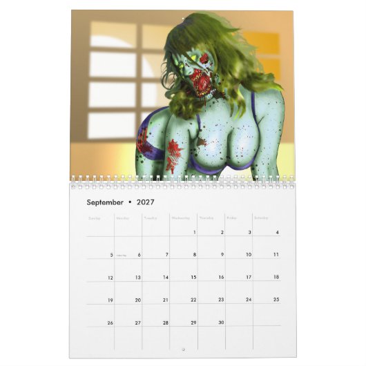 Calendrier de Pin- de zombi (Sep 2027)
